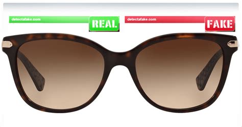 How to detect fake Coach Sunglasses 